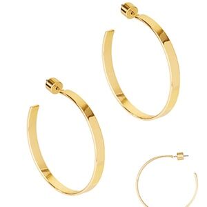 40mm Flat Metal Hoops